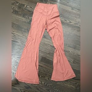 Aerie crossover flare leggings